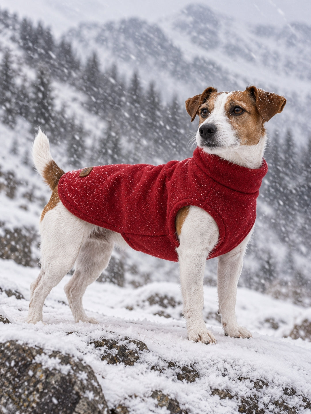 Abrigo polar Alaska Dark Red
