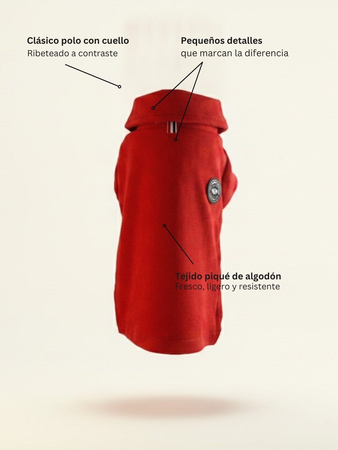 Polo Vermelho Clássico