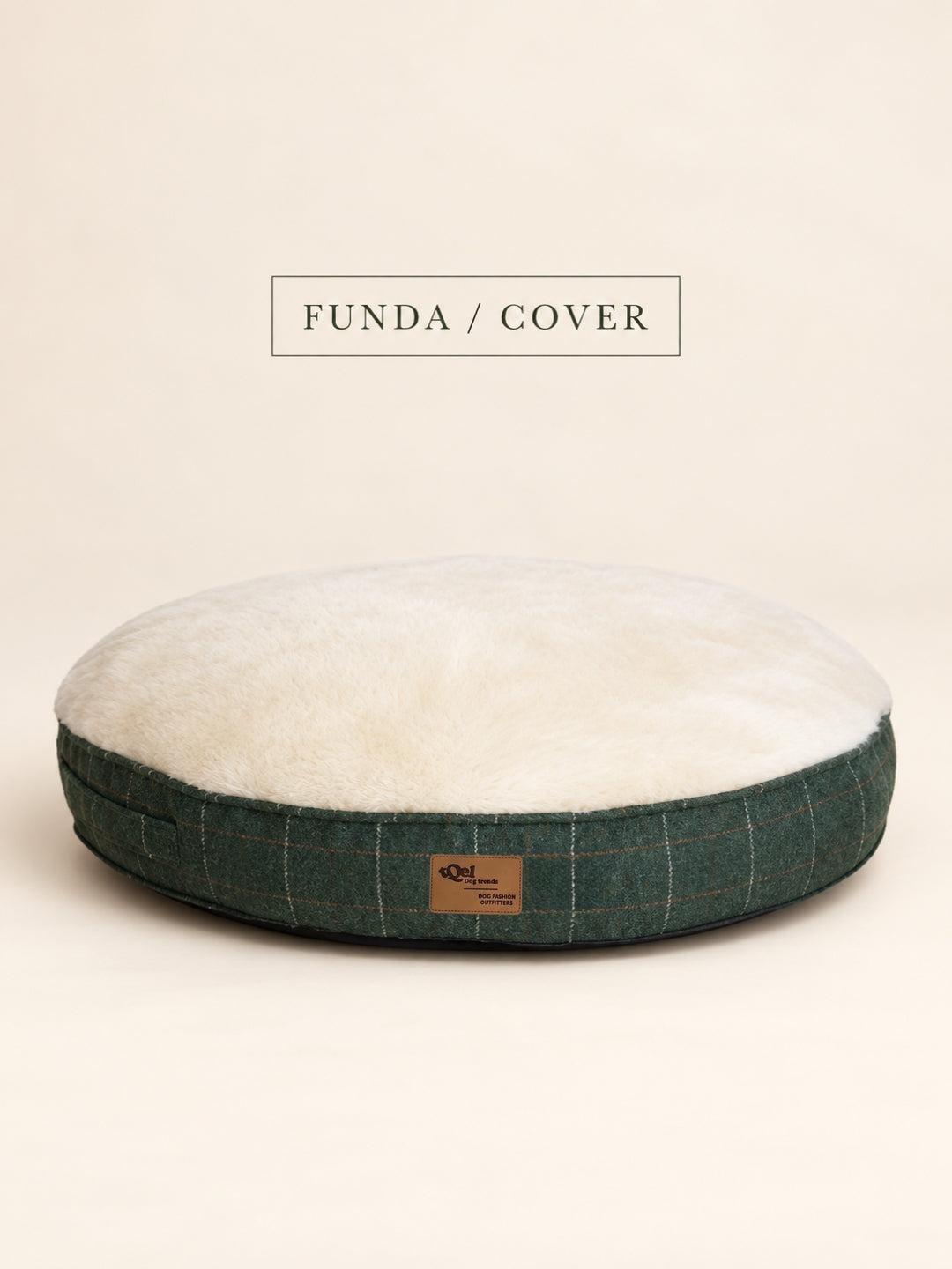 Funda camas redondas para perros