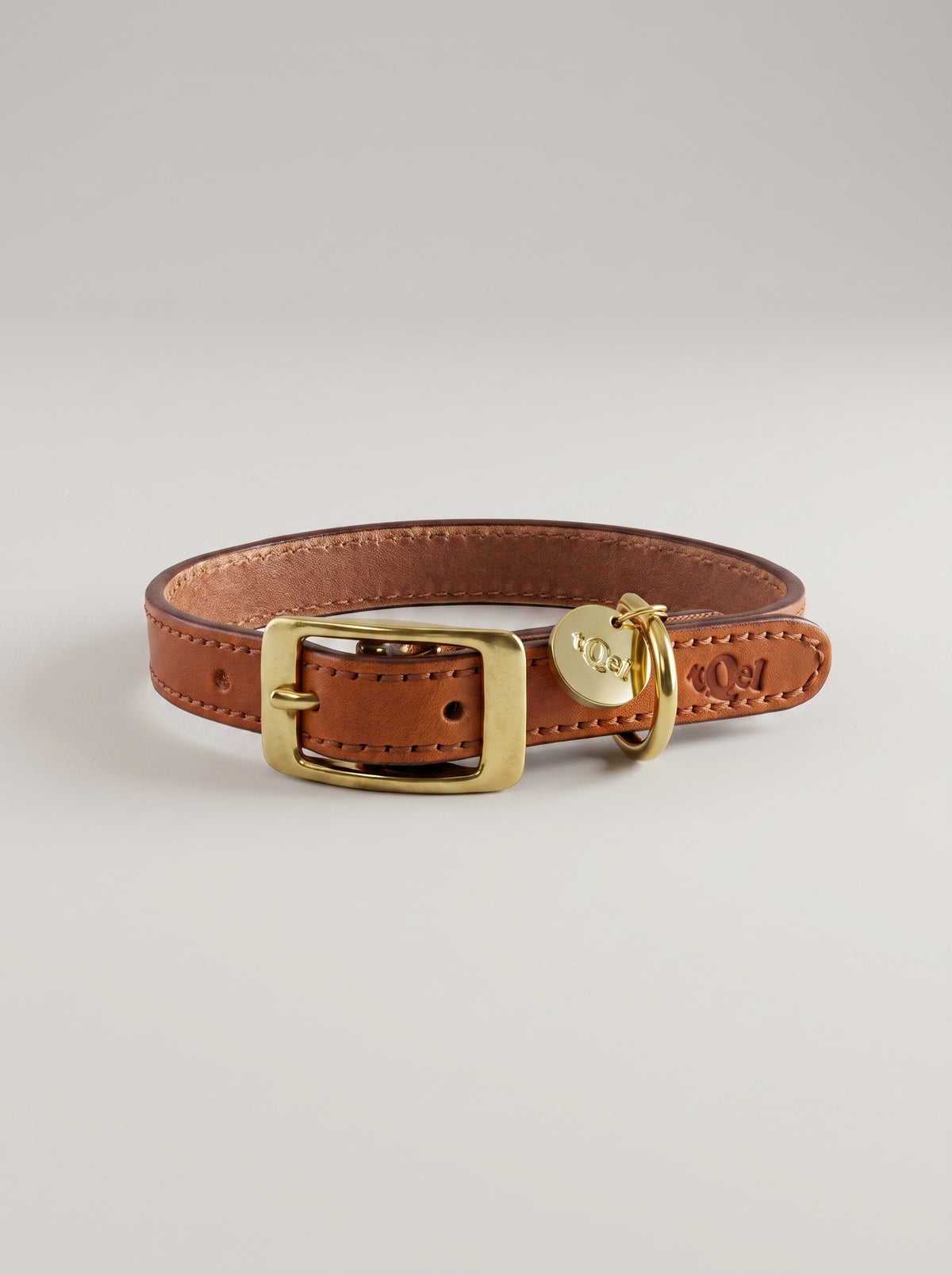 Collar de cuero para perros